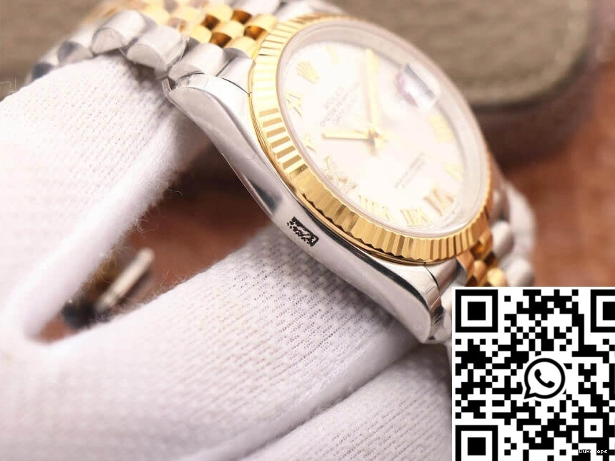 Datejust Dial Yellow EW Gold Factory Rolex M126233-0031 Diamond 0126